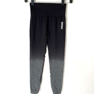 Gymshark Adapt ombré gray and black seamless leggings